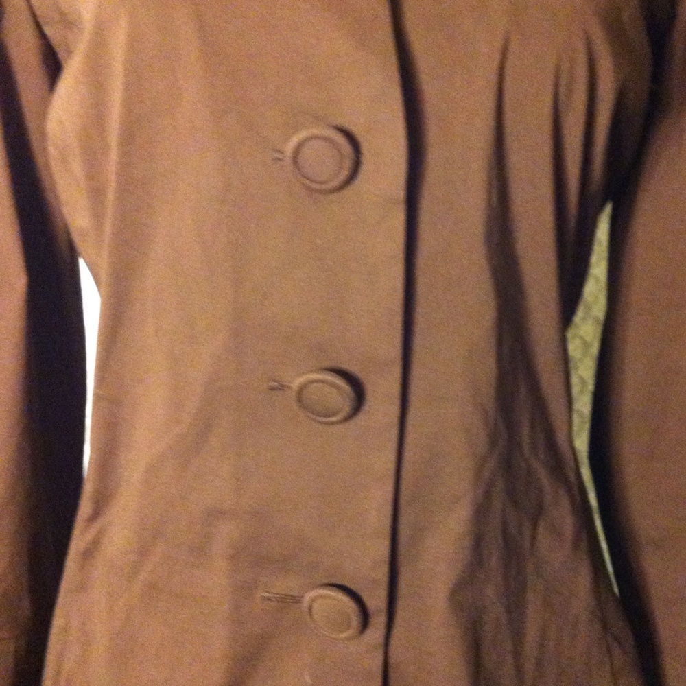 Talbots Collection Chocolate Brown Stretch Jacket - Picture 2 of 4